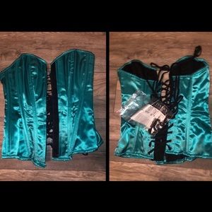 Teal Corset- Never worn